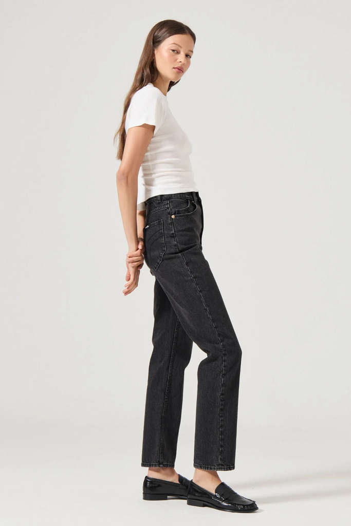 Rolla's Loulou Straight Jean in Black Sand at Parc Shop | Minneapolis, MN