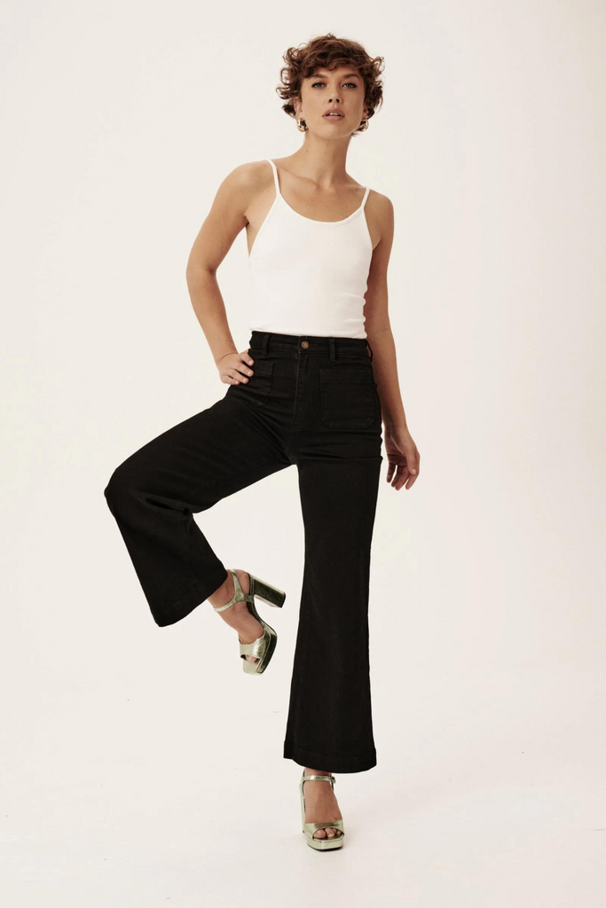 Rolla's Sailor Jean in Rinse Black at Parc Shop