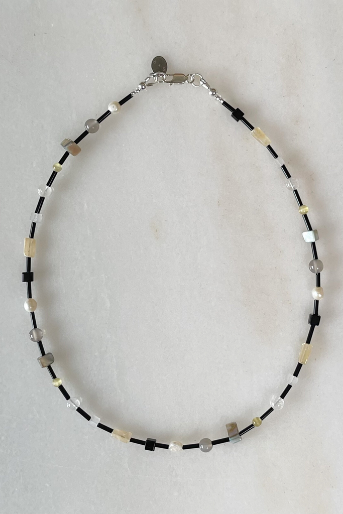Sea + Pattern Band Necklace at Parc Shop