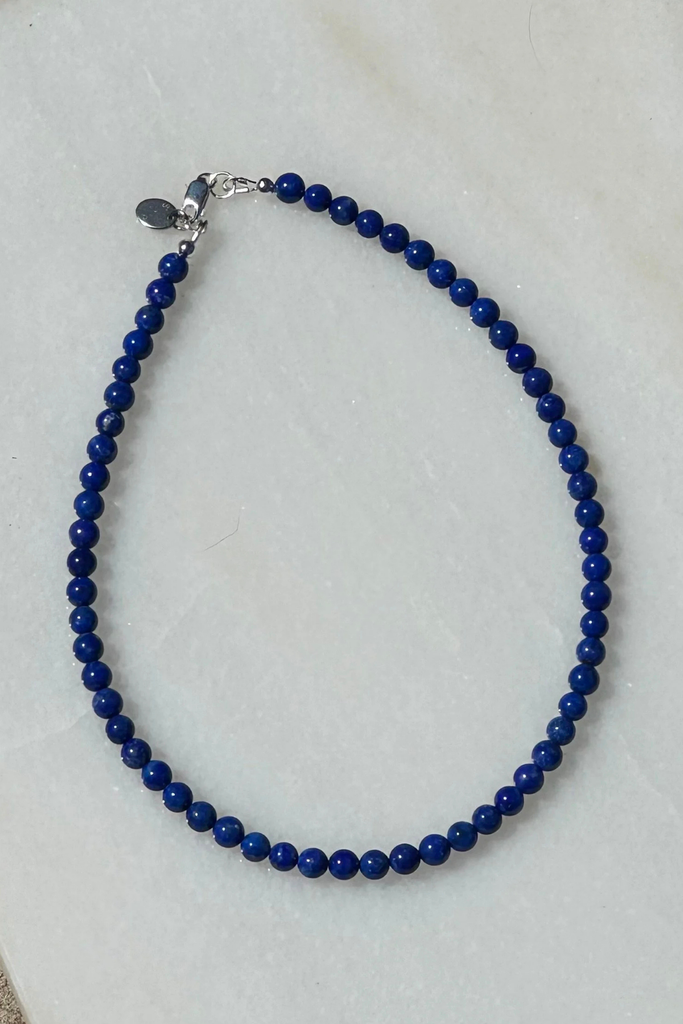 Sea + Pattern Mini Lapis Necklace at Parc Shop