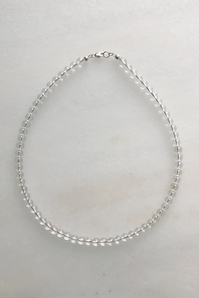 Sea + Pattern Mini Quartz Necklace at Parc Shop