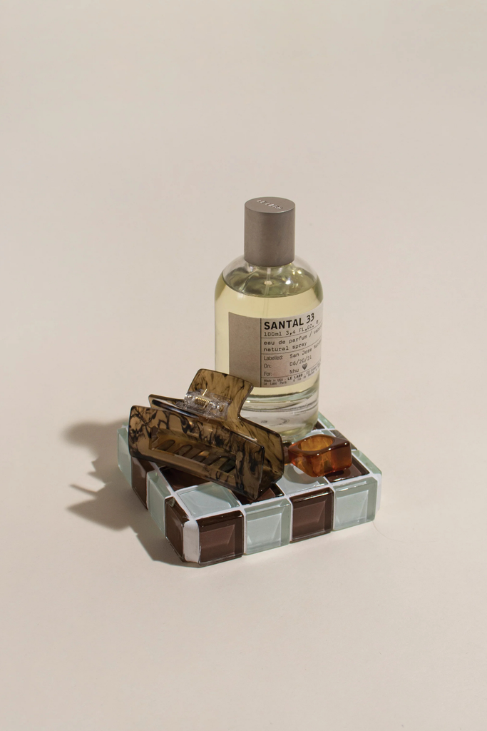 Subtle Art Studios Glass Tile Cube in Classic Milk Chocolate at Parc Shop | Minneapolis
