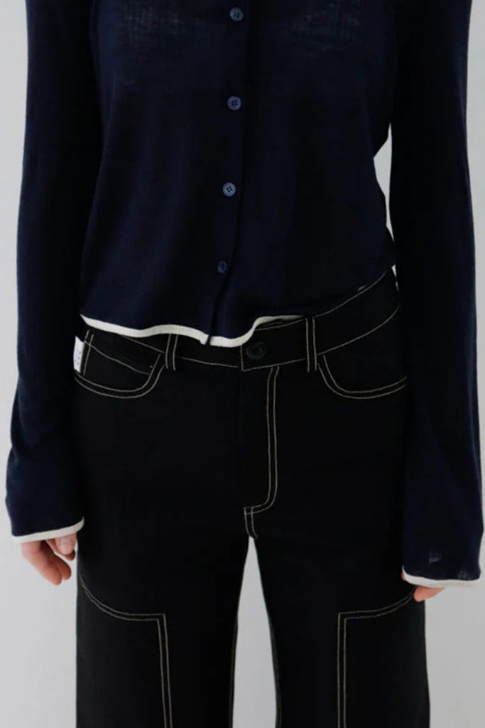 Susumu Organic Cotton Nemo Pant in Black at Parc Shop