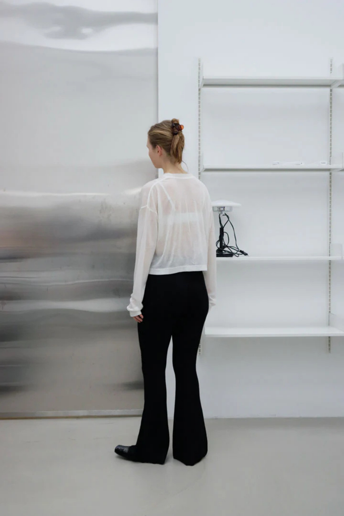 Susumu Recycled Petal Pant in Black at Parc Shop