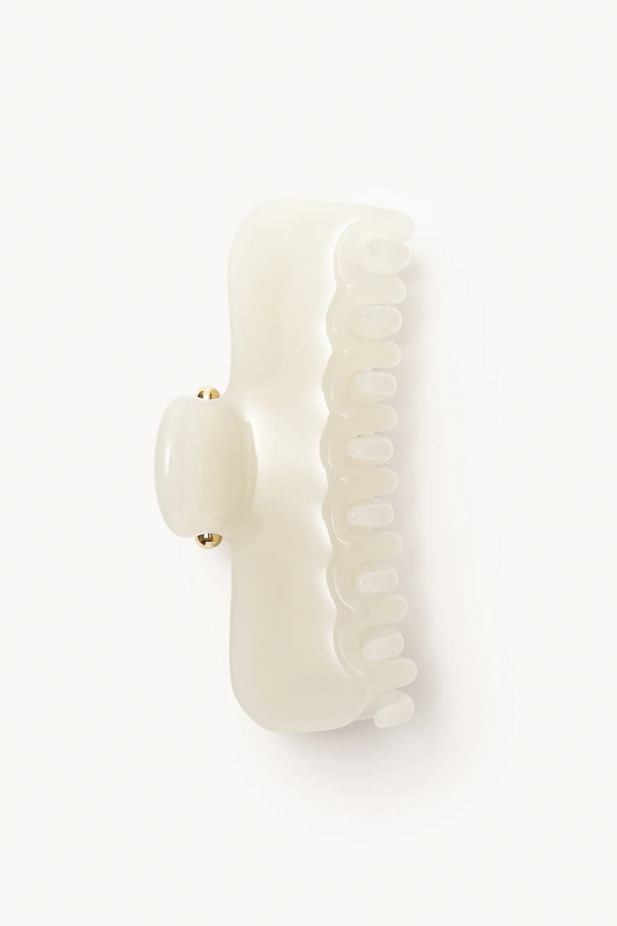 Undo 4" Claw Clip in Alabaster White at Parc Shop