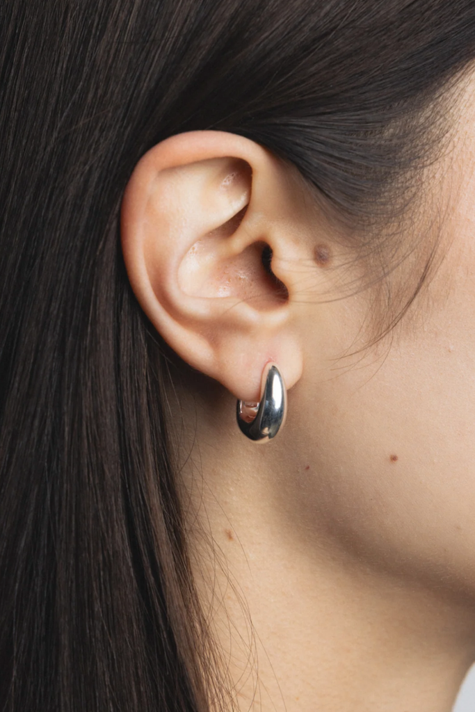 Wolf circus Gemma Hoops in Sterling Silver at Parc Shop | Minneapolis, MN