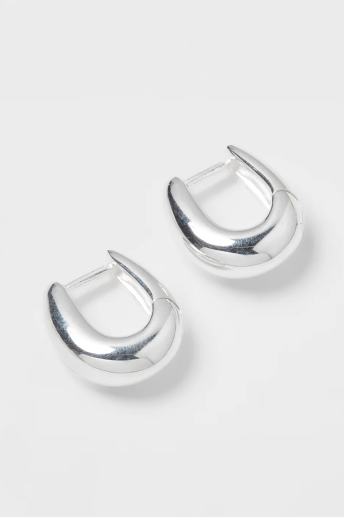 Wolf circus Gemma Hoops in Sterling Silver at Parc Shop | Minneapolis, MN