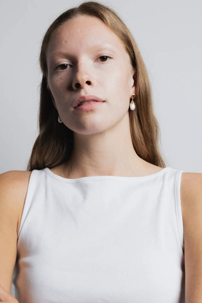 Wolf Circus Pearl Drop Earrings in Gold at Parc Shop | Minneapolis, MN