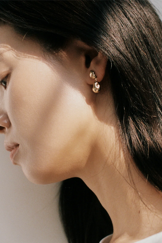 Wolf Circus Pinto Earrings in Gold at Parc Shop | Minneapolis, MN