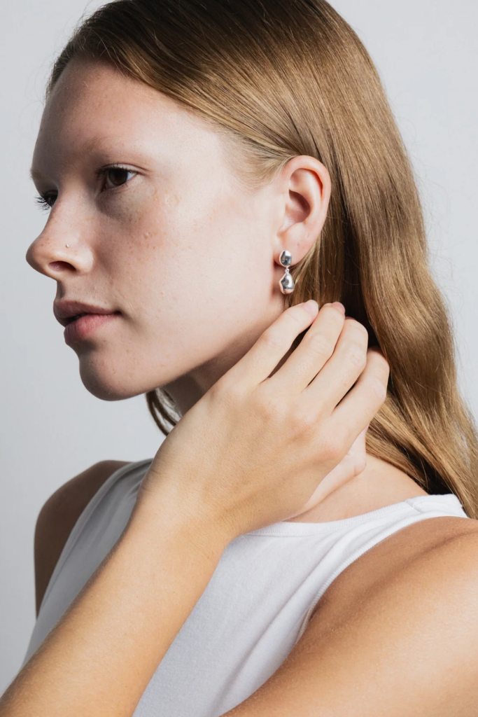 Wolf Circus Pinto Earrings in Sterling Silver at Parc Shop | Minneapolis, MN 