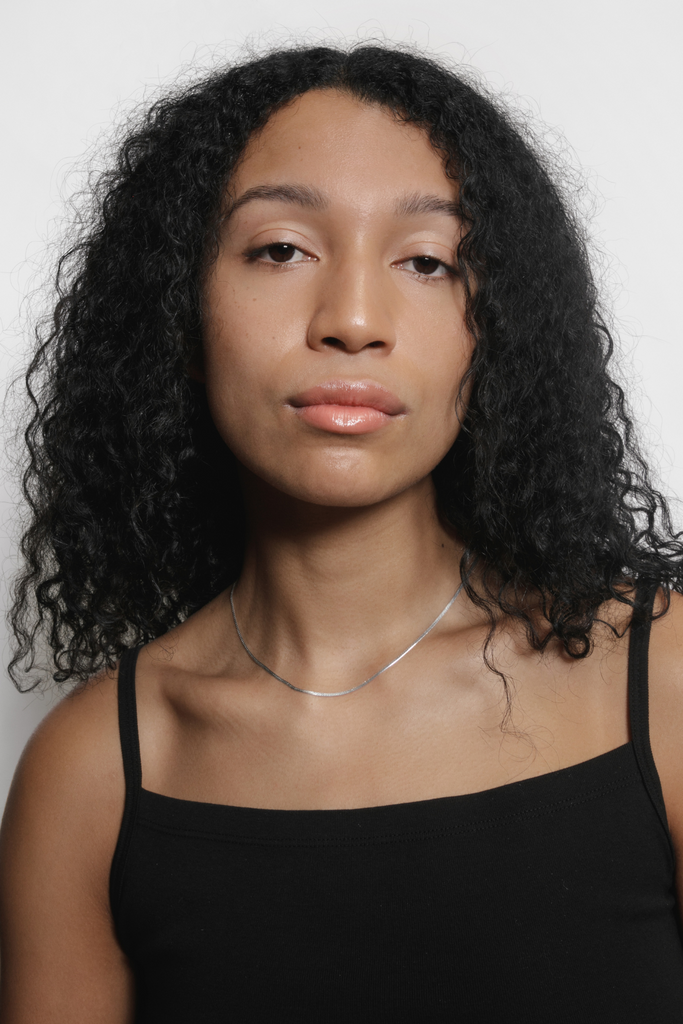 Wolf Circus Thin Herringbone Necklace in Sterling Silver at Parc Shop