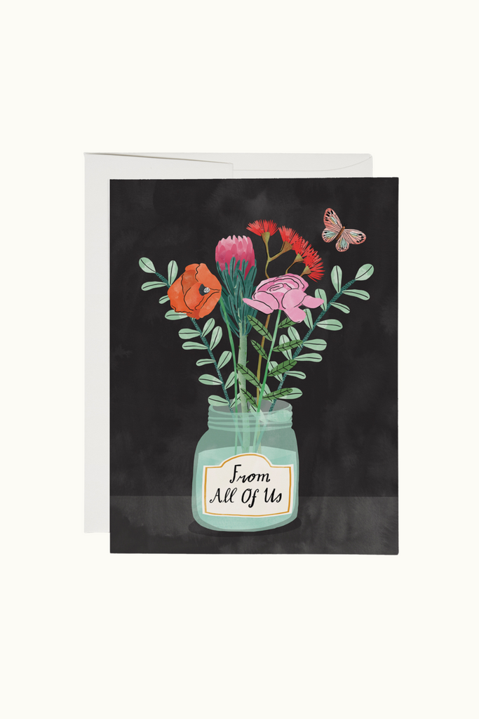 Red Cap - Flowers From Us Card - Parc Shop