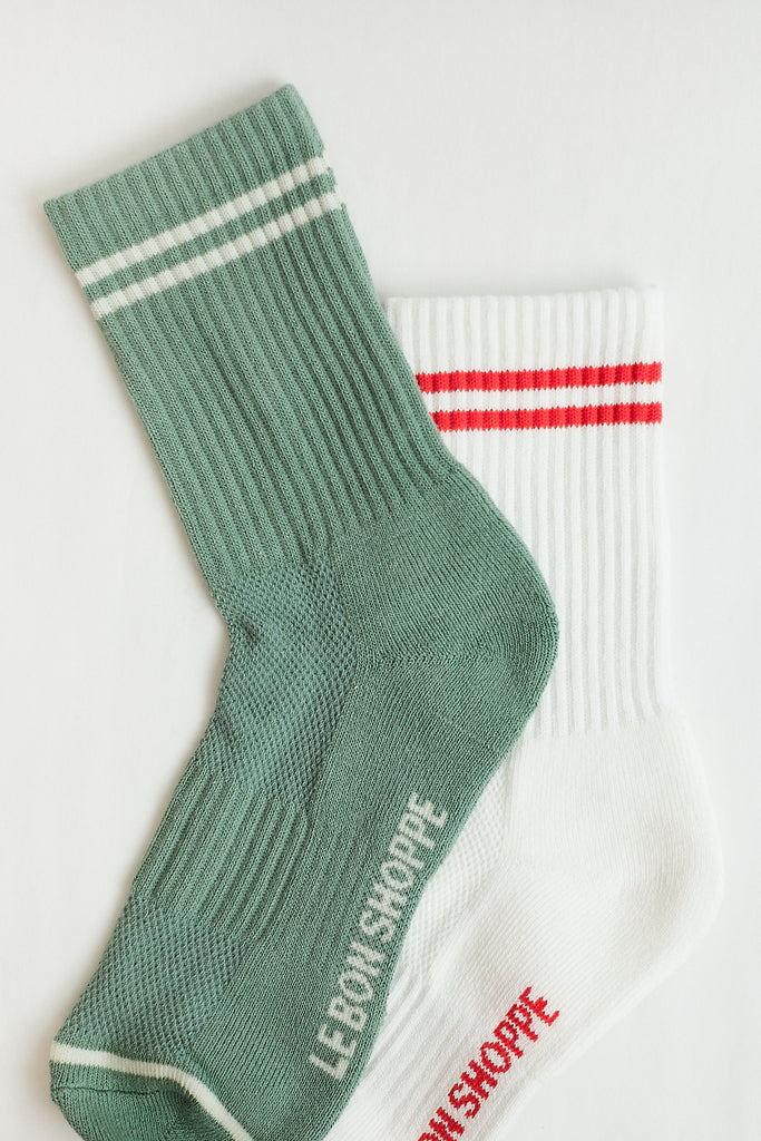Le Bon Shoppe Boyfriend Socks / Clean White Parc Shop