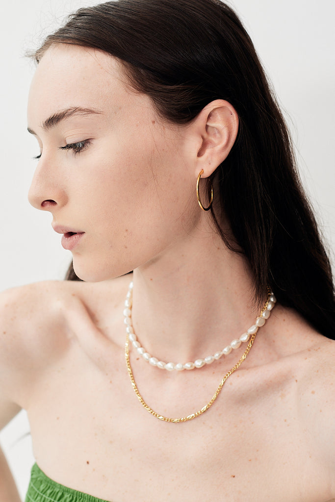 Kara Yoo Rice Pearl Necklace Parc Shop