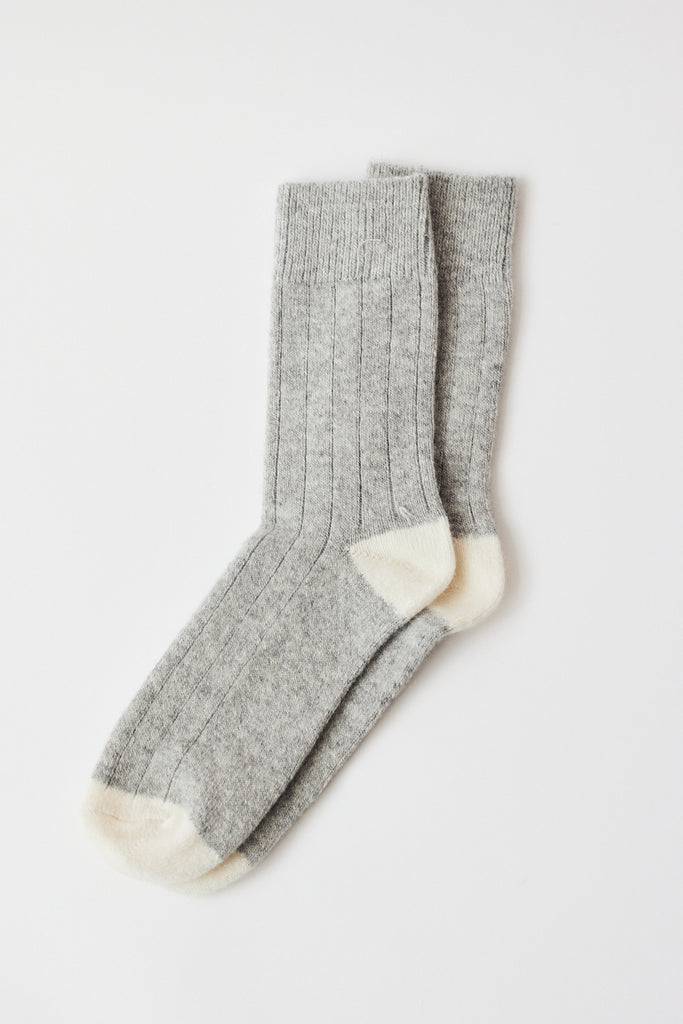 Le Bon Shoppe - Classic Cashmere Socks - Grey Melange - Parc Shop