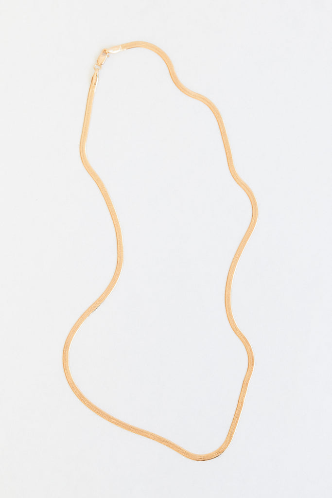 Lisbeth - Herringbone Necklace - Gold - Parc Shop