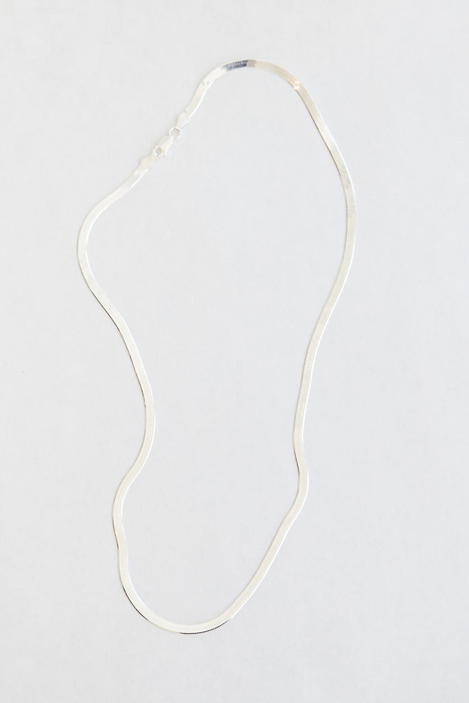 Lisbeth - Herringbone Necklace - Sterling Silver - Parc Shop